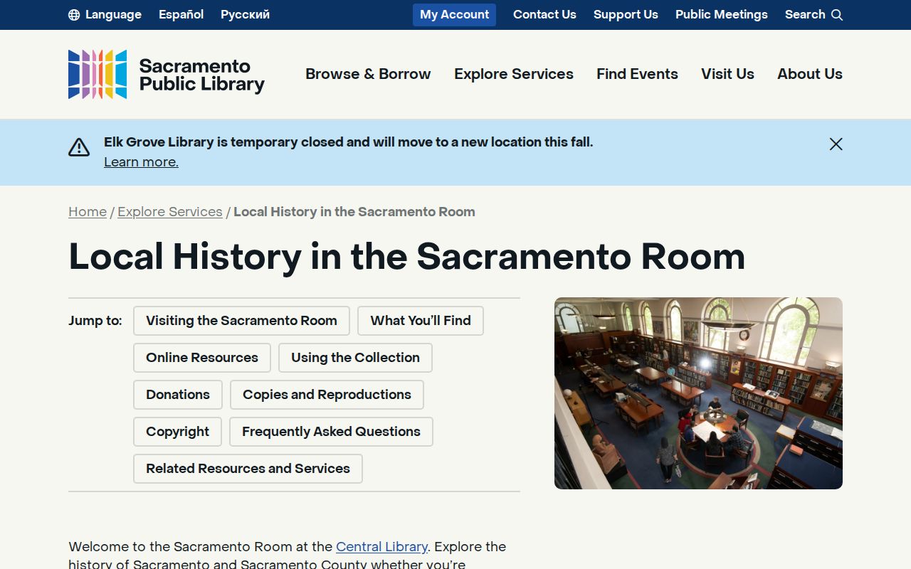 Folsom city directory Sacramento Room local history collections