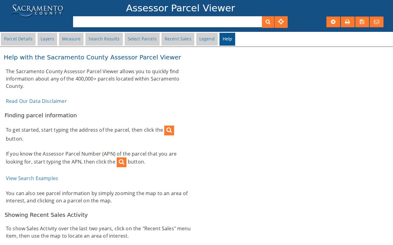 Folsom residents directory Assessor Parcel Viewer address search