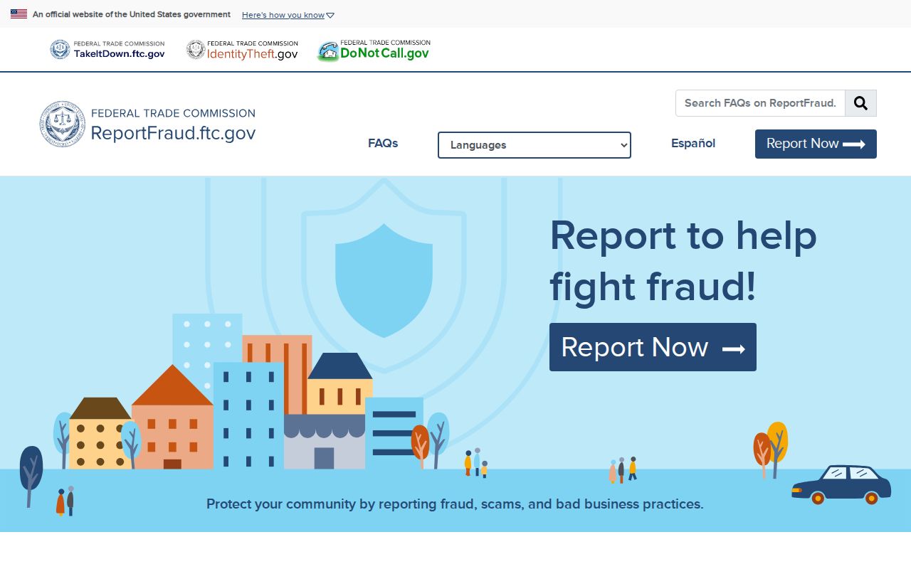 Folsom neighbors FTC fraud reporting service